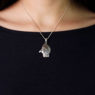 Pingente de Prata Águia