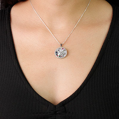 Pingente de Prata com Madrepérola