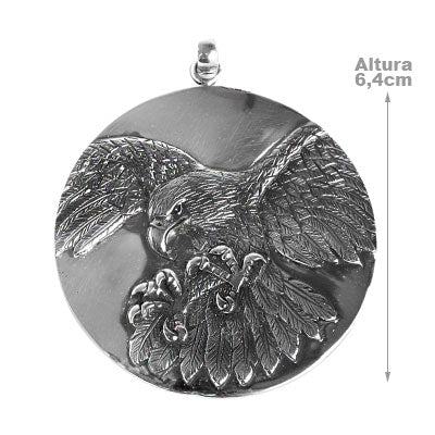 Pingente de Prata Águia.