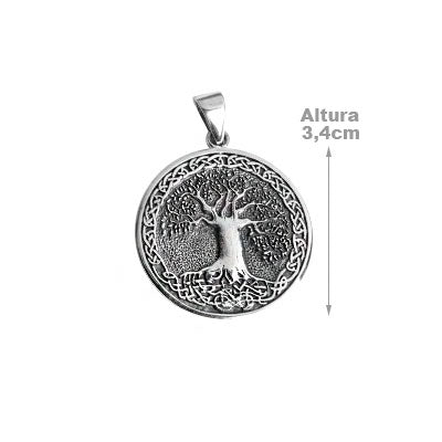 Pingente de Prata Árvore da Vida