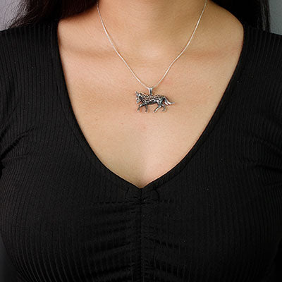 Pingente de Prata Cavalo - 52789