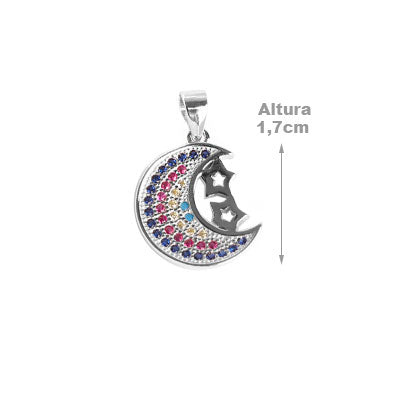 Pingente De Prata Lua