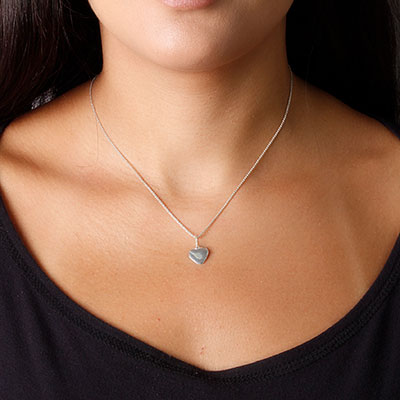 Pingente de Prata Coração