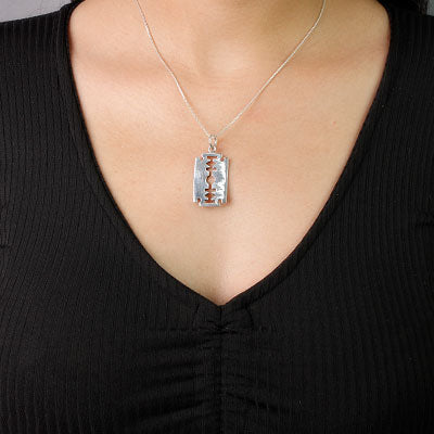 Pingente de Prata Lâmina