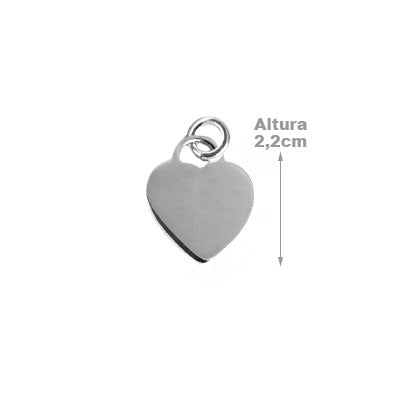 Pingente De Prata Coração