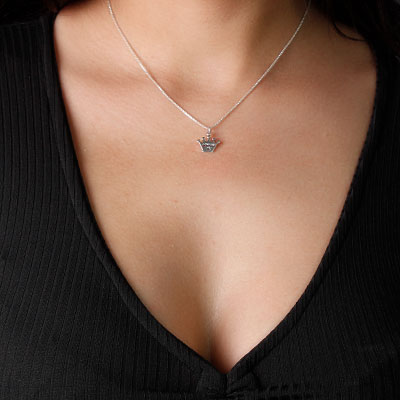 Pingente de Prata Coroa