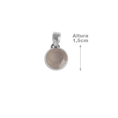 Pingente de Prata com Pedra da Lua