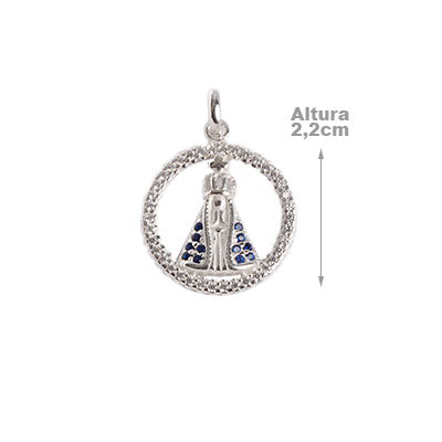 Medalha de Prata Nossa Senhora Aparecida