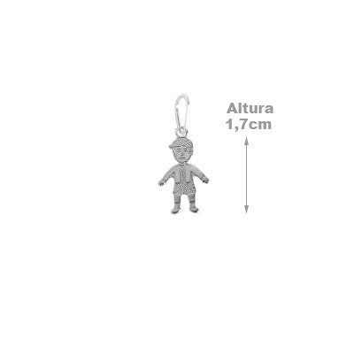 Pingente de Prata Menino