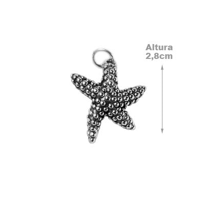 Pingente de Prata Estrela do Mar
