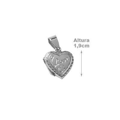 Pingente de Prata Relicário