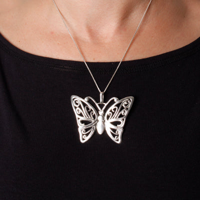 Pingente de Prata Borboleta