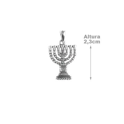 Pingente de Prata Candelabro