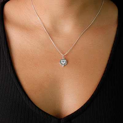 Pingente de Prata Elemento Terra