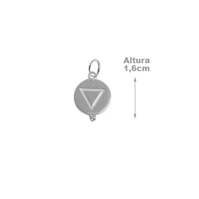 Pingente de Prata Elemento Água