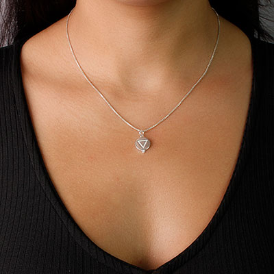 Pingente de Prata Elemento Água