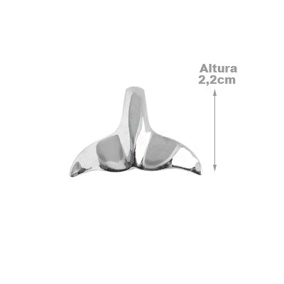 Pingente de Prata Rabo de Baleia