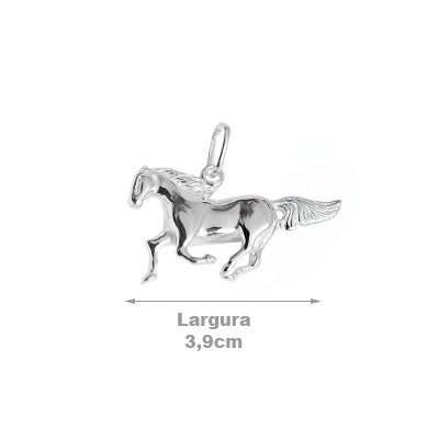 Pingente de Prata Cavalo