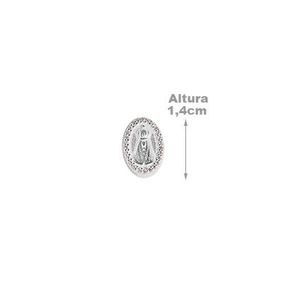 Pingente de Prata Nossa Senhora Aparecida - 55106