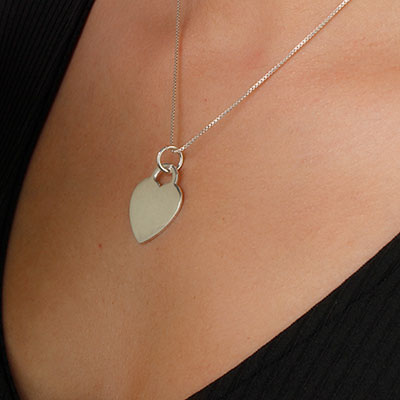 Pingente De Prata Coração