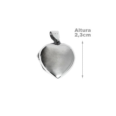 Pingente de Prata Relicário