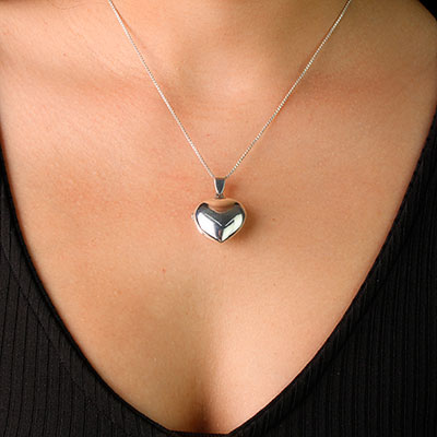 Pingente de Prata Relicário