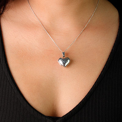 Pingente de Prata Relicário