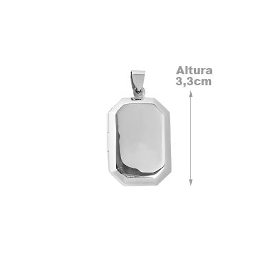 Pingente de Prata Relicário