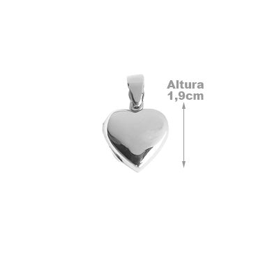 Pingente de Prata Relicário