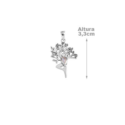 Pingente de Prata Árvore