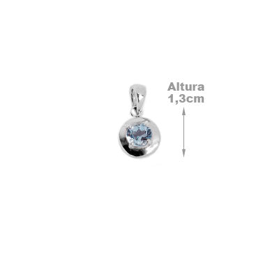 Pingente de Prata com Topázio