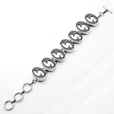 Pulseira de Prata com Madrepérola