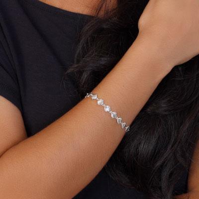 Pulseira de Prata Concha