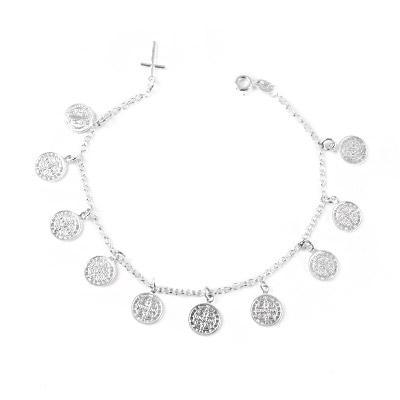 Pulseira de Prata São Bento - 47789