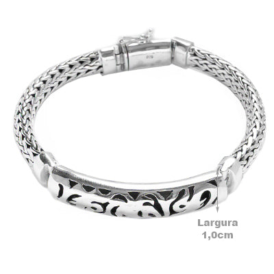 Pulseira de Prata Bali