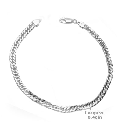Pulseira de Prata Elo