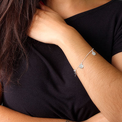 Pulseira de Prata São Bento