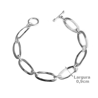 Pulseira de Prata Elo