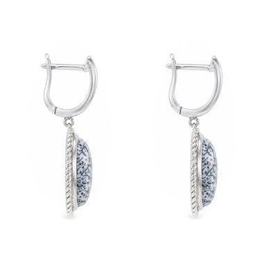 Brinco de Prata com Dendrite - 40132