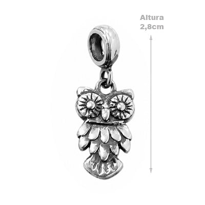 Berloque de Prata Coruja - 42688