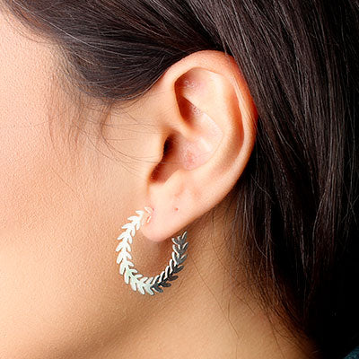 Argola de Prata Lisa - 45455