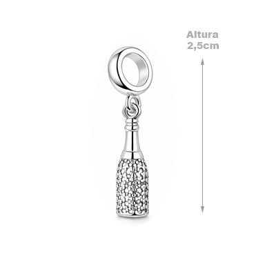 Berloque de Prata Champanhe - 48169