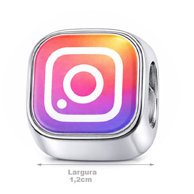 Berloque de Prata Instagram -50028