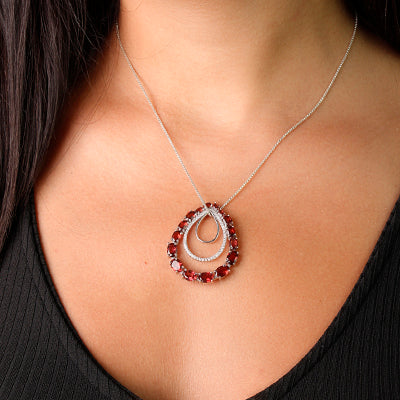 Argola de Prata com Pedras - 56078