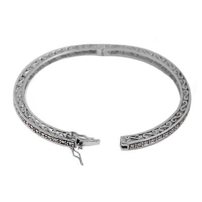 Bracelete de Prata com Marcassita