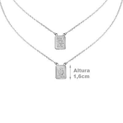 Escapulário de Prata São Cristóvão 