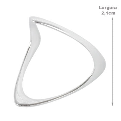 Anel de Prata Liso - 56809