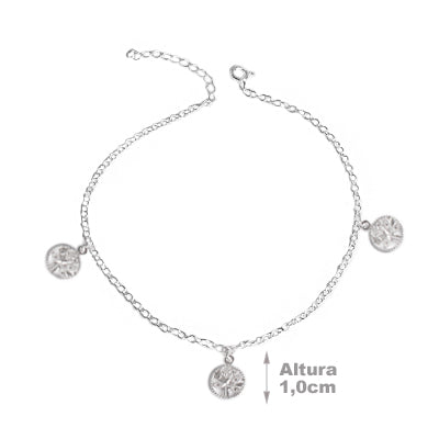 Pulseira de Prata Árvore da Vida