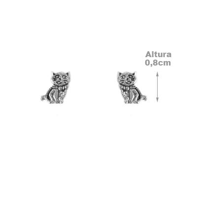 Brinco de Prata Gato