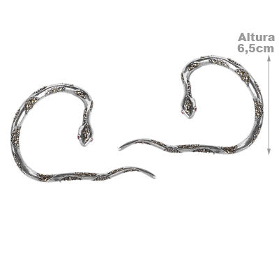 Brinco de Prata Contorno de Orelha (Ear Cuff)